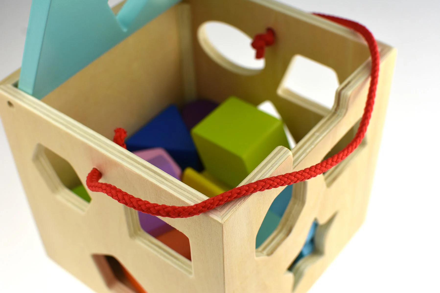 Sorter din lemn Tooky Toy Figuri, 13 el.