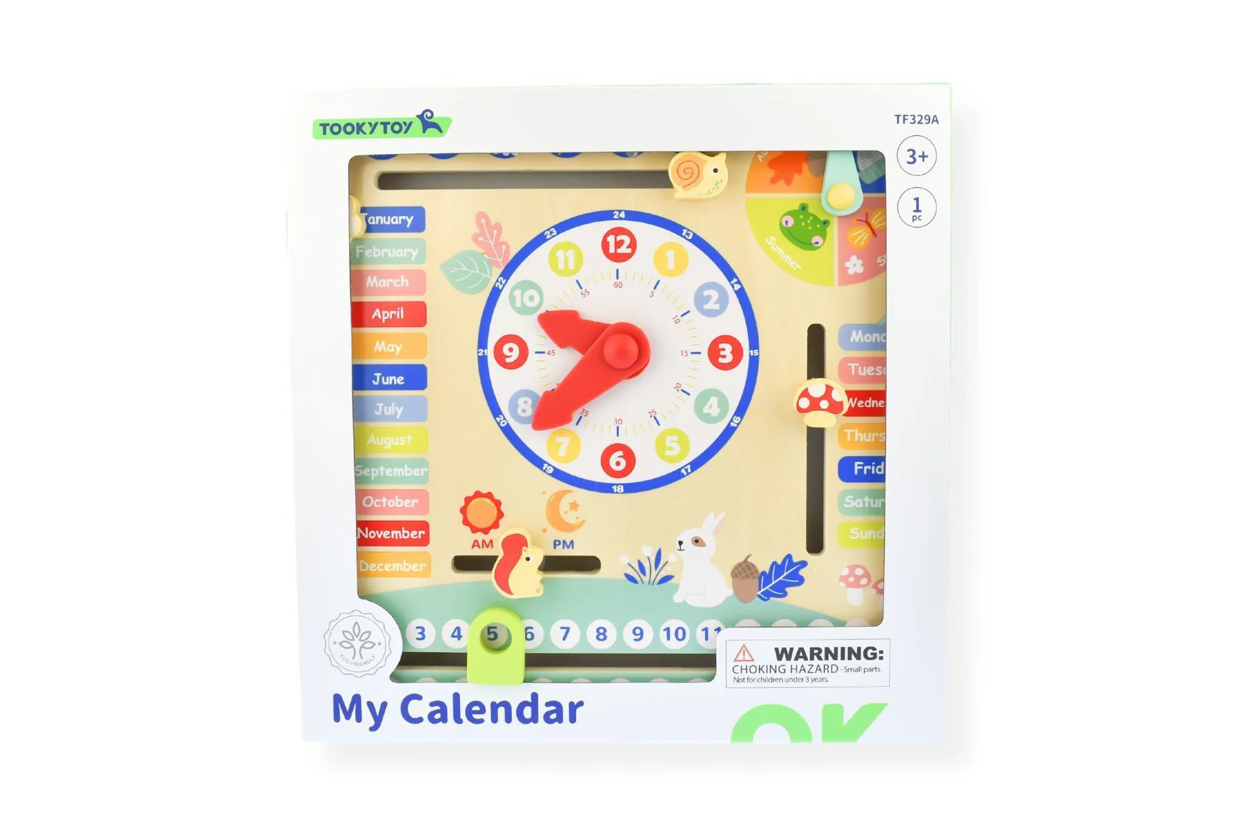 Jucarie din lemn Tooky Toy Calendarul meu foto