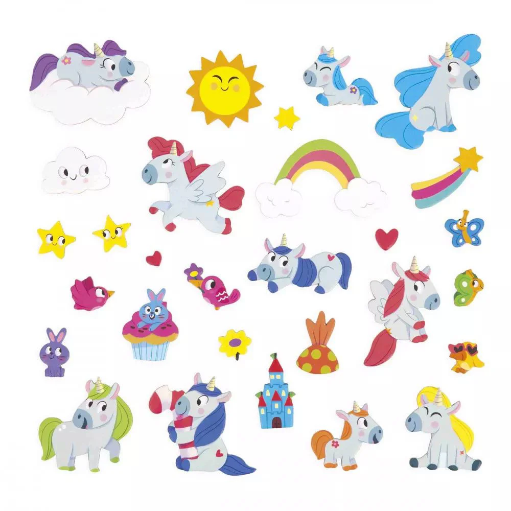 Carte magnetica Janod Unicornii