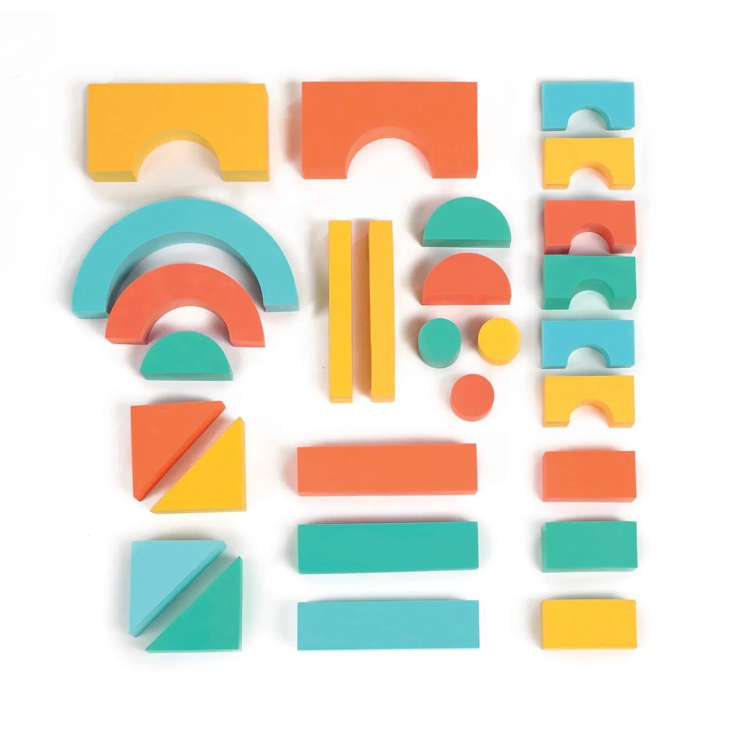 Set de constructie Ludi Foam Blocks, 28 piese