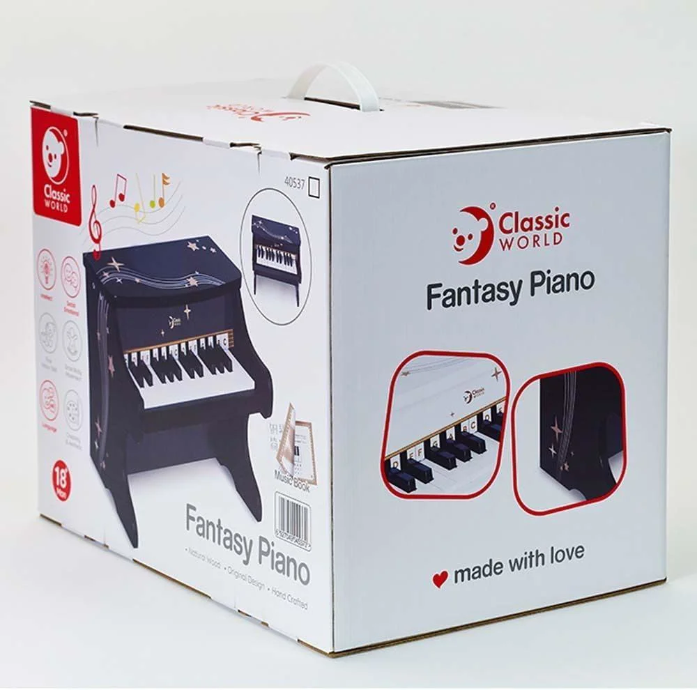 Jucarie muzicala din lemn Classic World Pian clasic