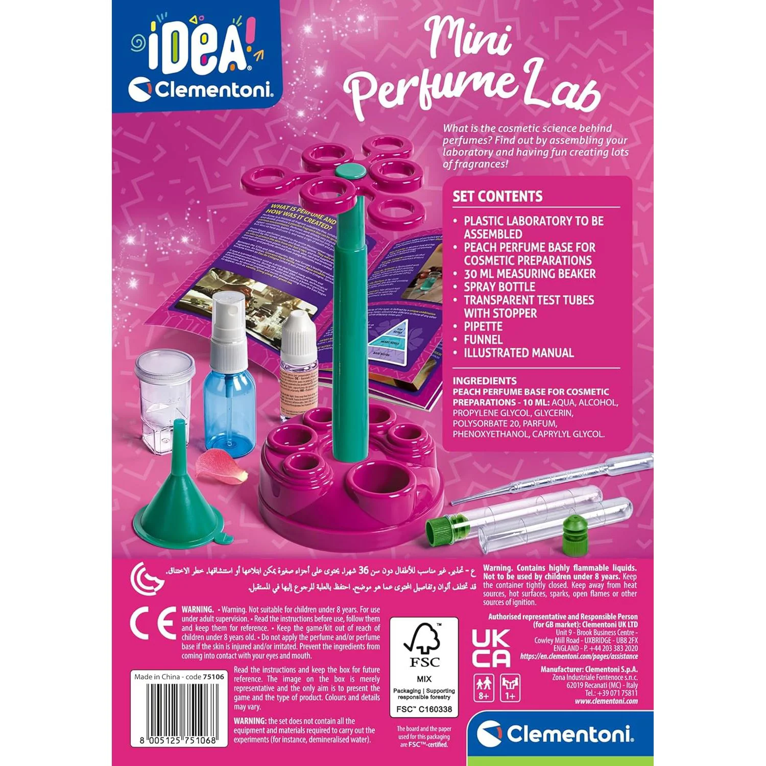 Set de joaca Clementoni Laboratorul de parfumuri