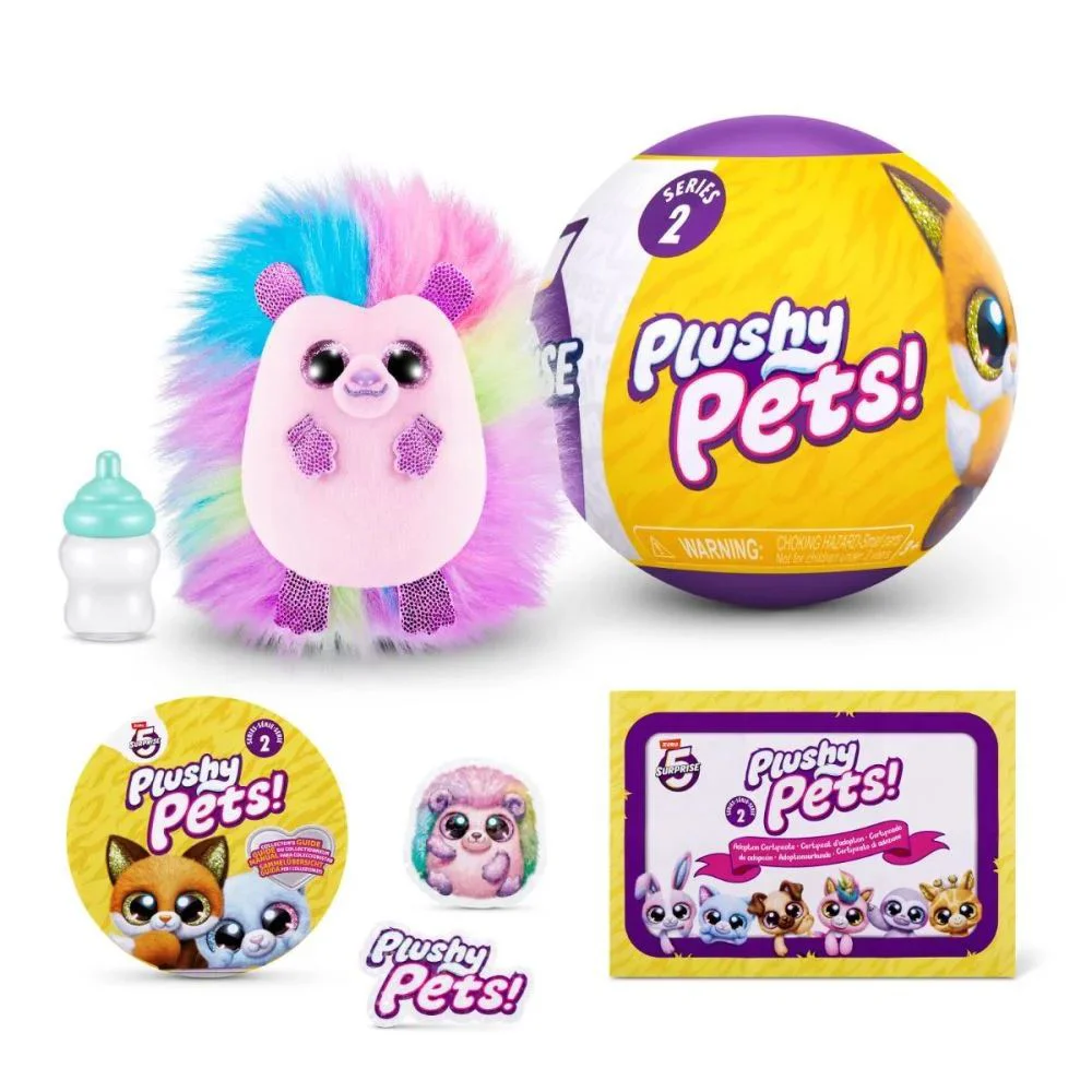 Jucarie de plus surpriza Zuru Plushy Pets