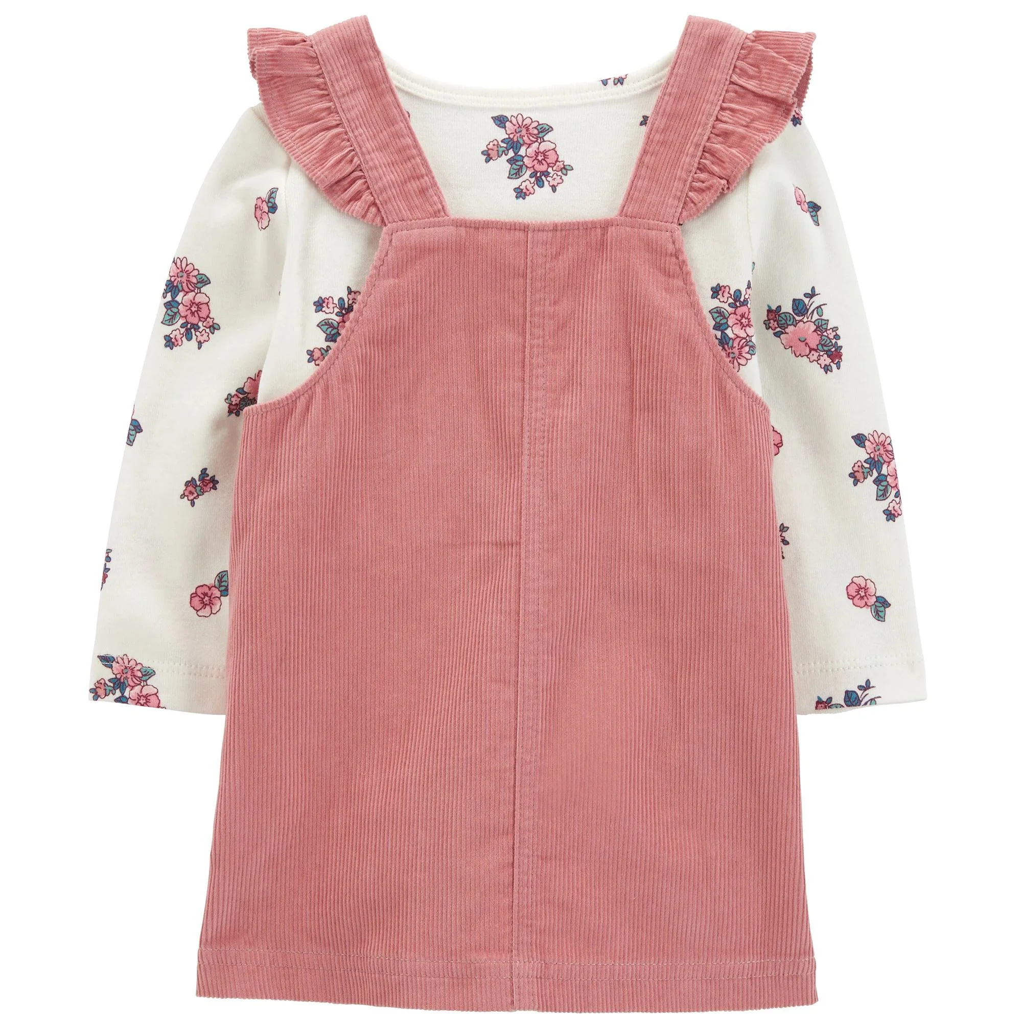 Carter's Set 3 piese Sarafan, bluza si ciorapei Flori