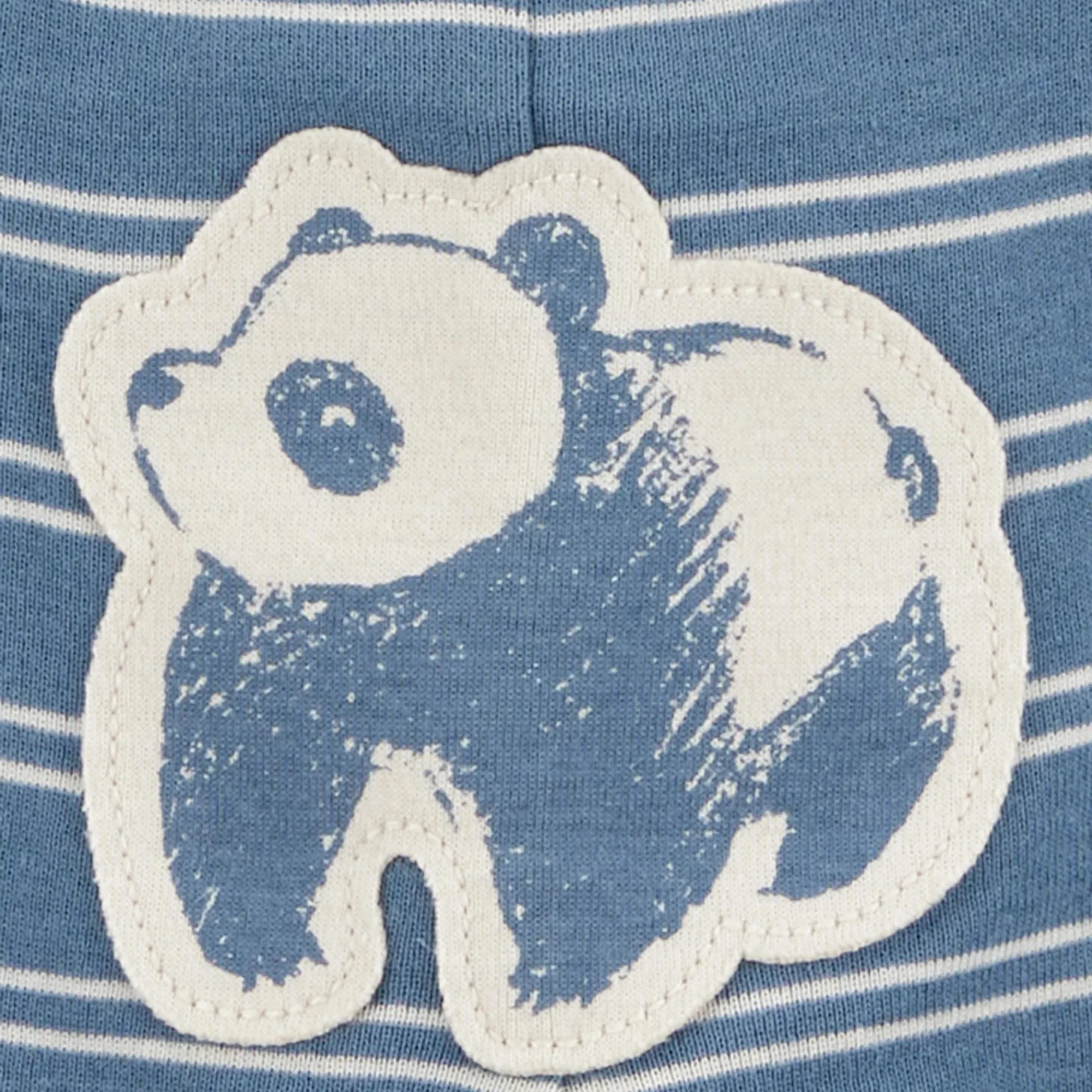 Carter's Set 3 piese Panda - Pantaloni si 2 body foto
