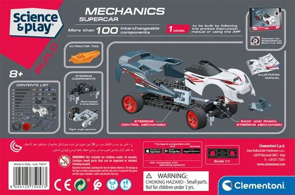 Constructor Super Car Clementoni foto