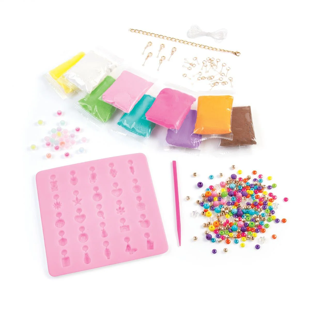Set de creatie Bratari Make It Real Clay Charm foto