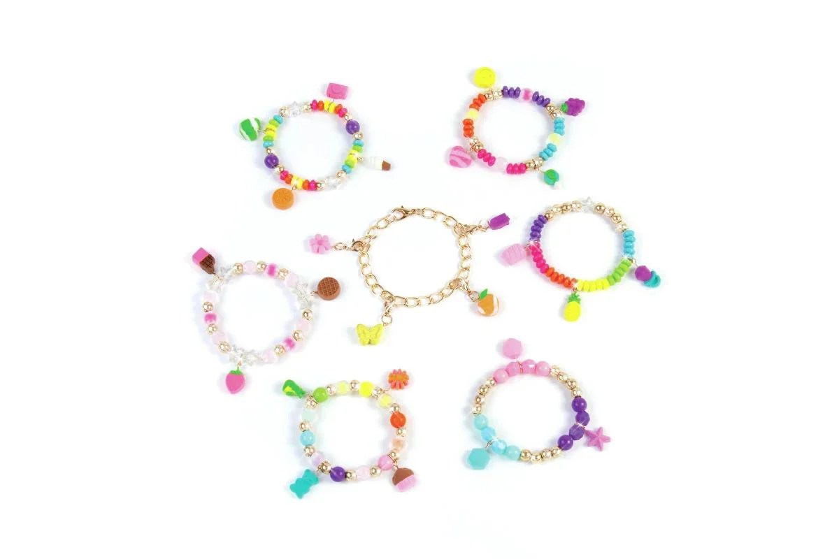 Set de creatie Bratari Make It Real Clay Charm foto