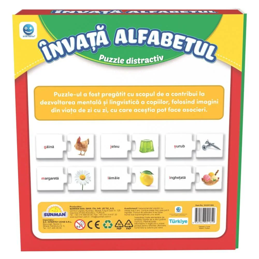 Puzzle Noriel "Invata alfabetul" RO