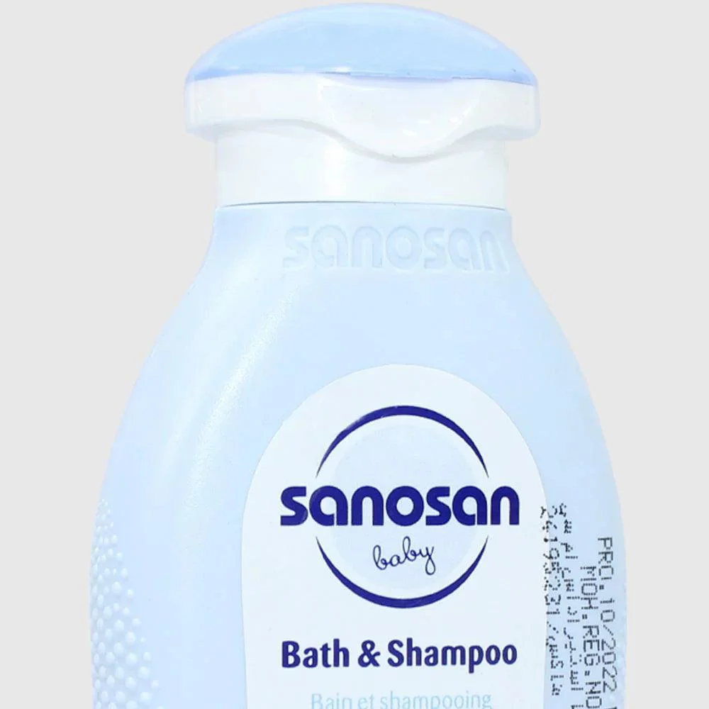 Gel de dus si sampon Sanosan Baby, 100 ml foto
