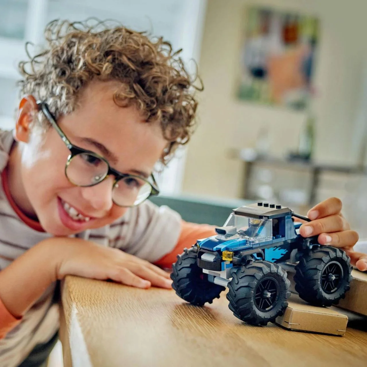 Set de constructie LEGO City Blue Monster Truck foto