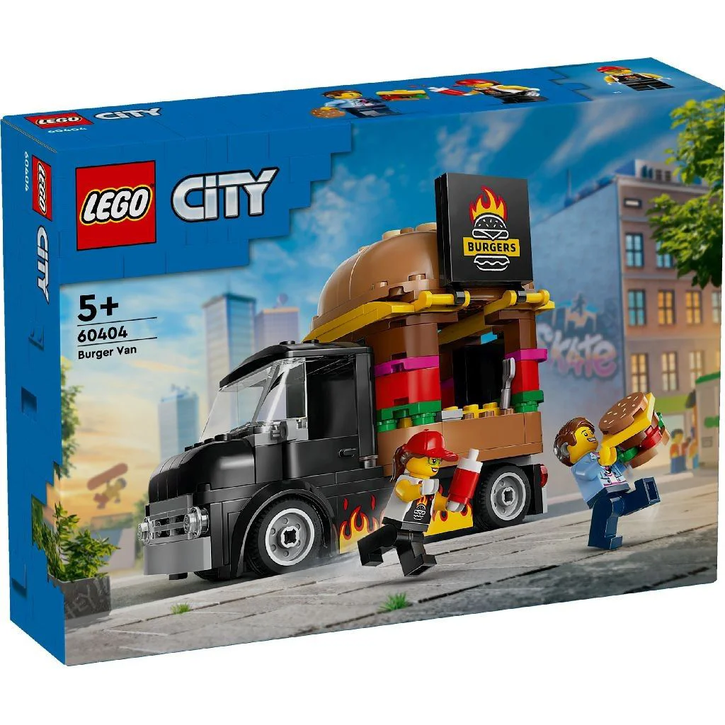 Set de constructie LEGO City Toneta de burgeri foto