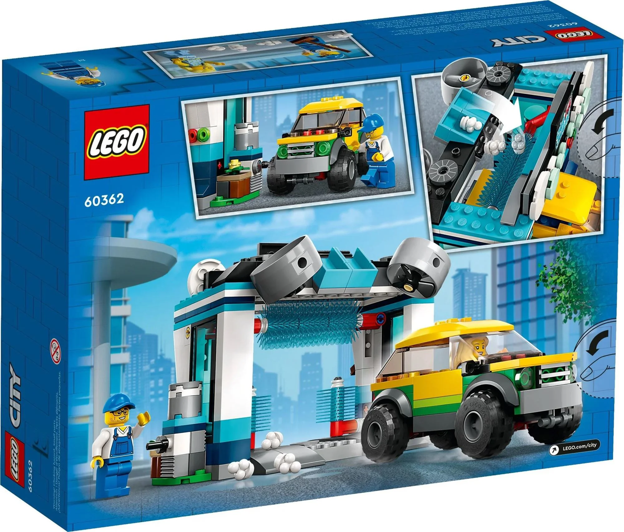 Set de constructie LEGO City Spalatorie de masini, 243 el. foto