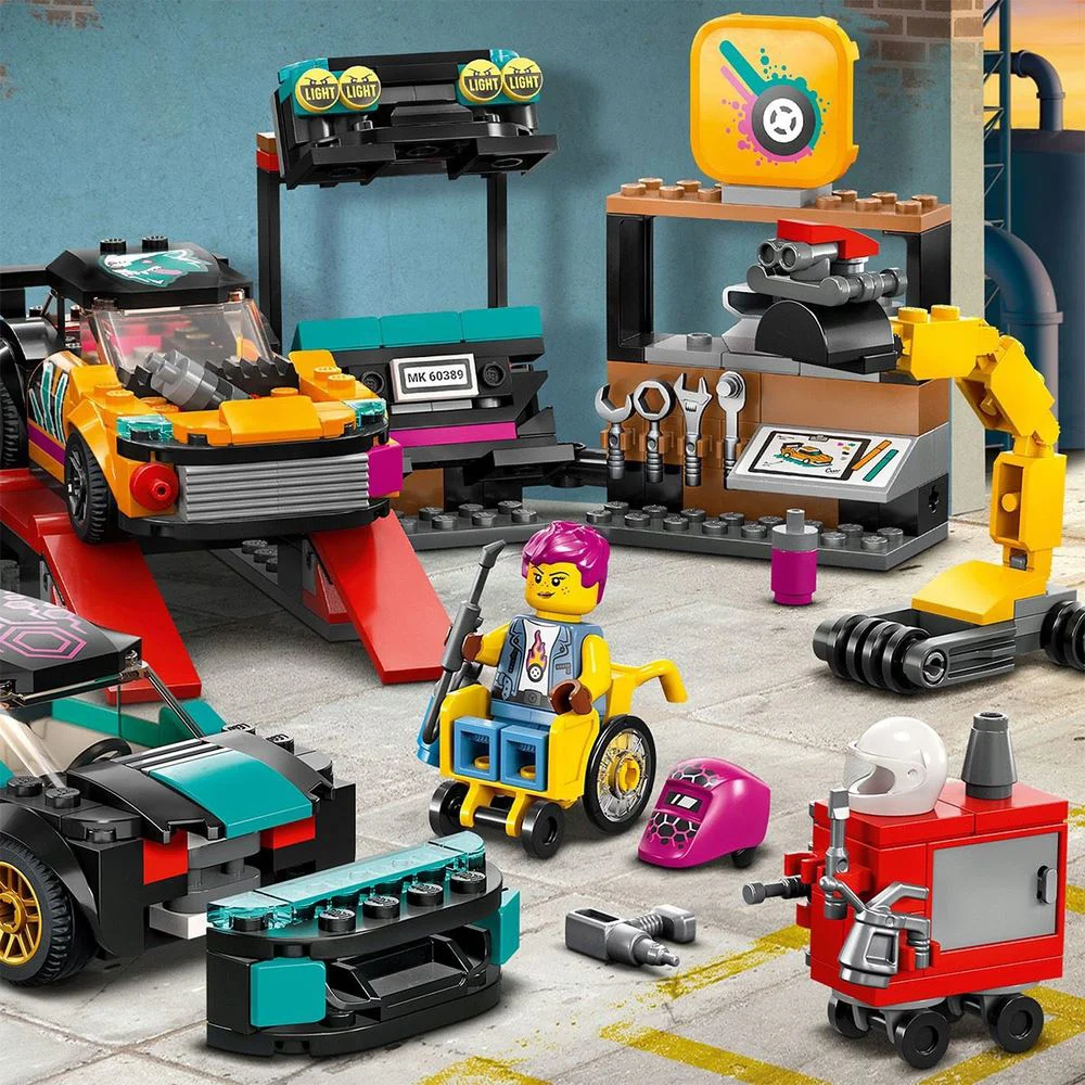 Set de constructie LEGO City Service pentru personalizarea masinilor, 507 el. foto