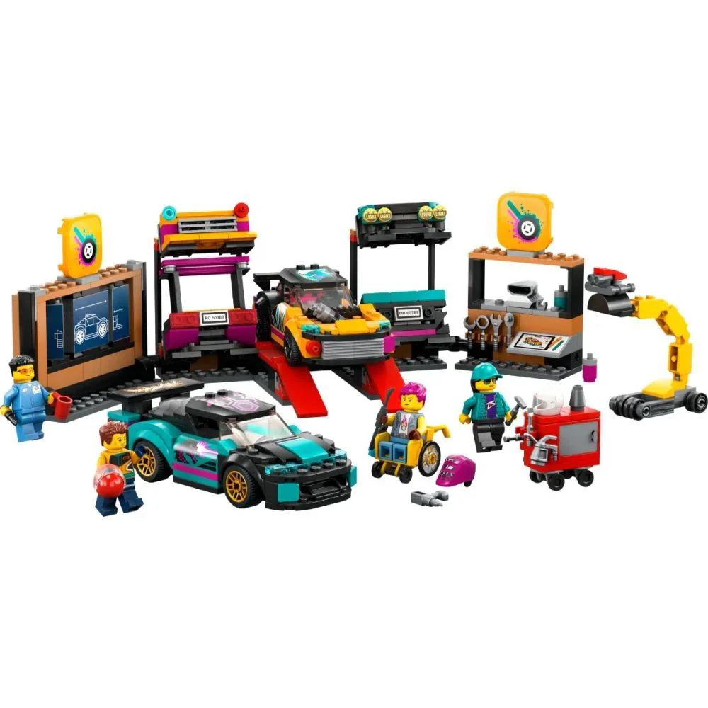 Set de constructie LEGO City Service pentru personalizarea masinilor, 507 el. foto