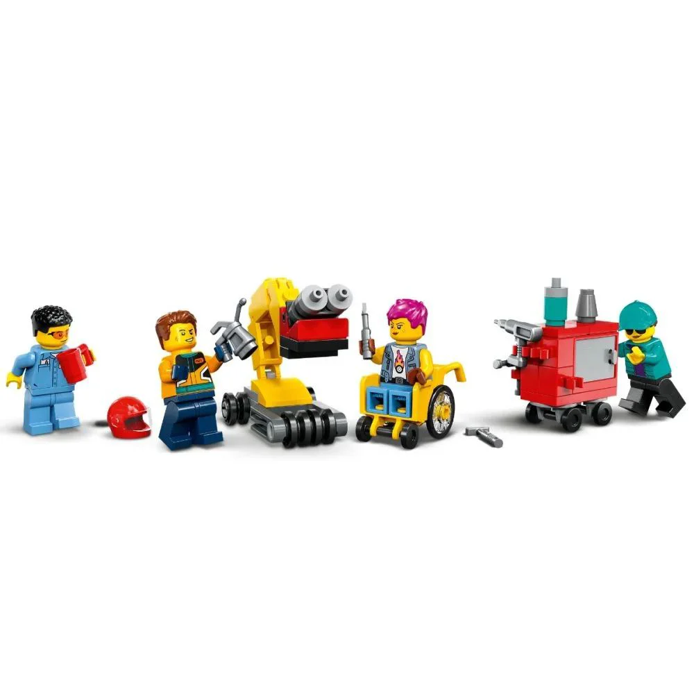 Set de constructie LEGO City Service pentru personalizarea masinilor, 507 el. foto