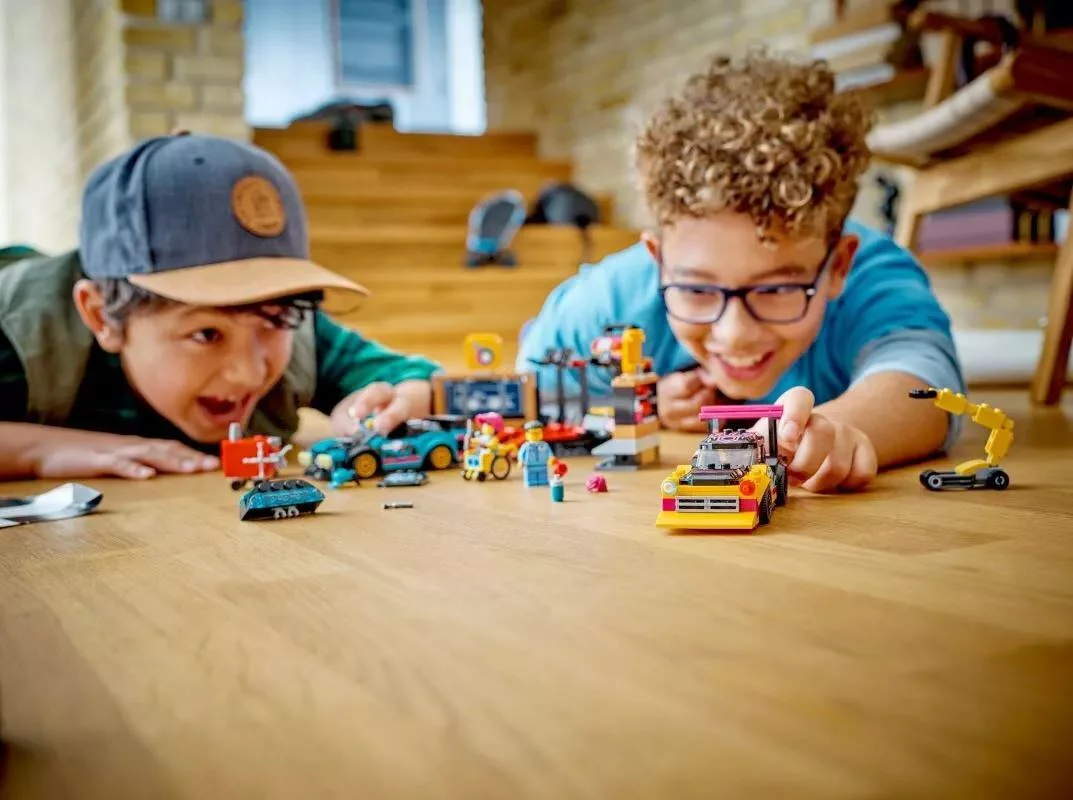Set de constructie LEGO City Service pentru personalizarea masinilor, 507 el. foto