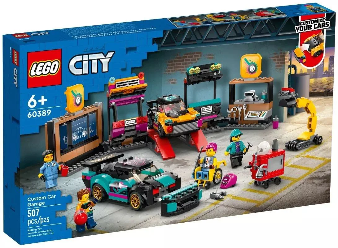 Set de constructie LEGO City Service pentru personalizarea masinilor, 507 el. foto