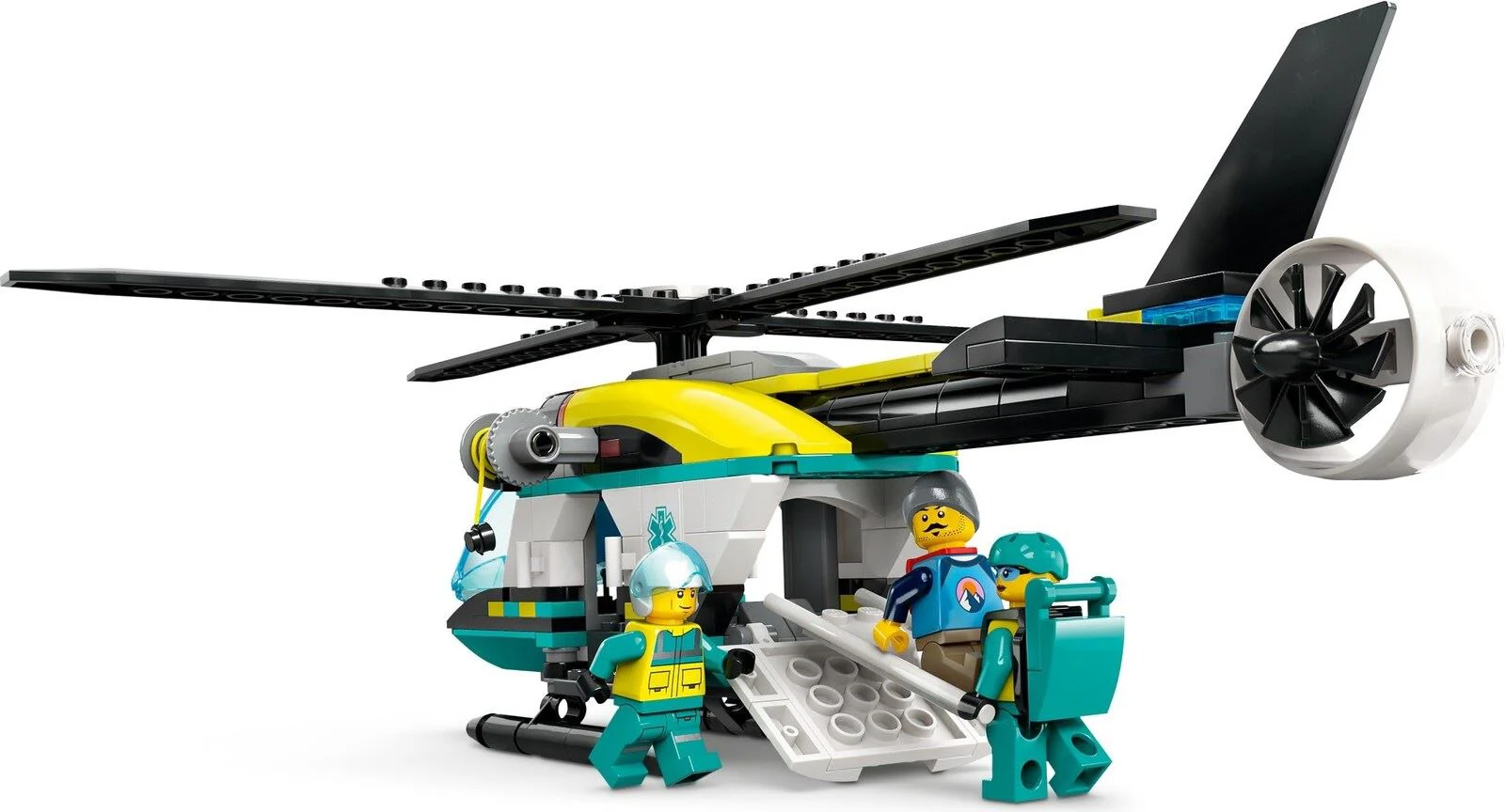 Set de constructie LEGO City Elicopter de salvare, 226 el. foto