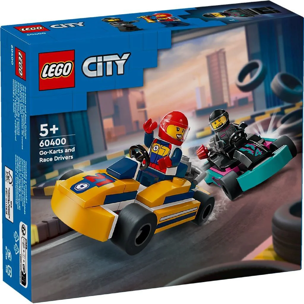 Конструктор LEGO City Картинги и гонщики, 99 эл. foto