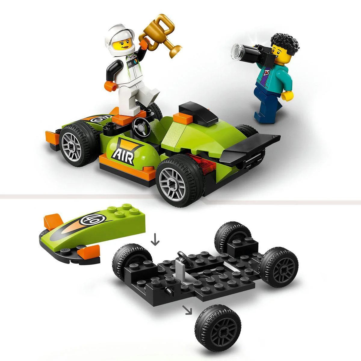 Set de constructie LEGO City Masina de curse, 56 el. foto