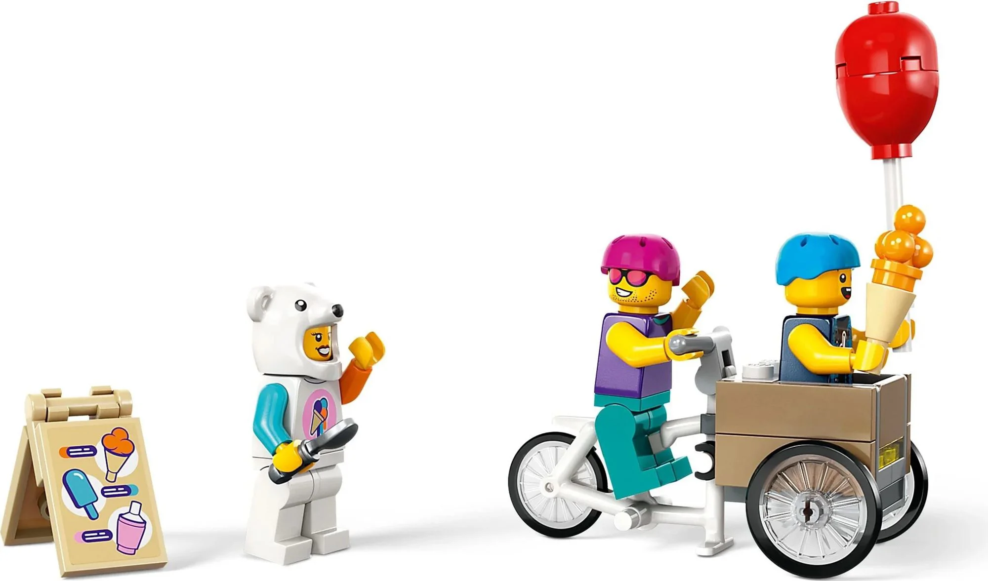 Set de constructie LEGO City Magazin de inghetata, 296 el. foto