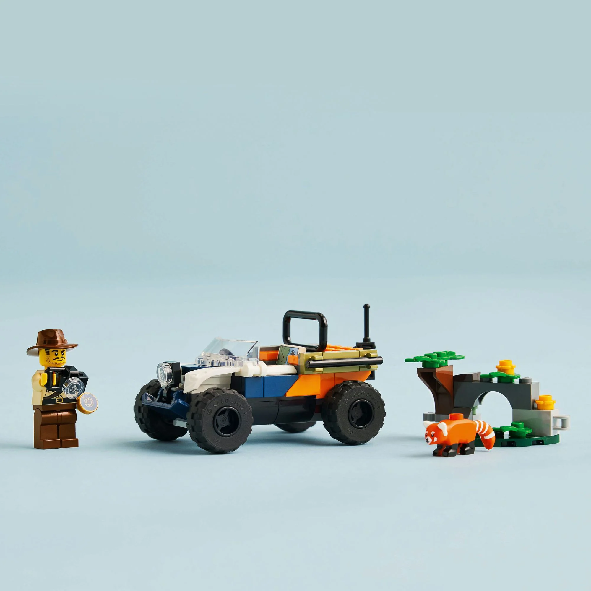 Set de constructie LEGO City Exploratorul junglei pe ATV, 92 el. foto