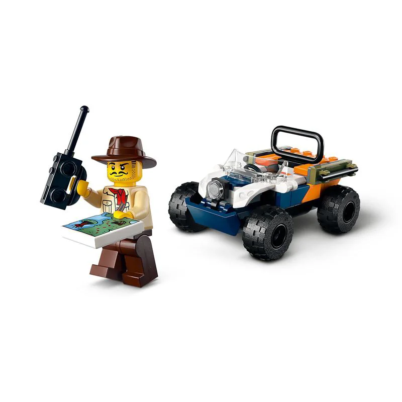 Set de constructie LEGO City Exploratorul junglei pe ATV, 92 el. foto