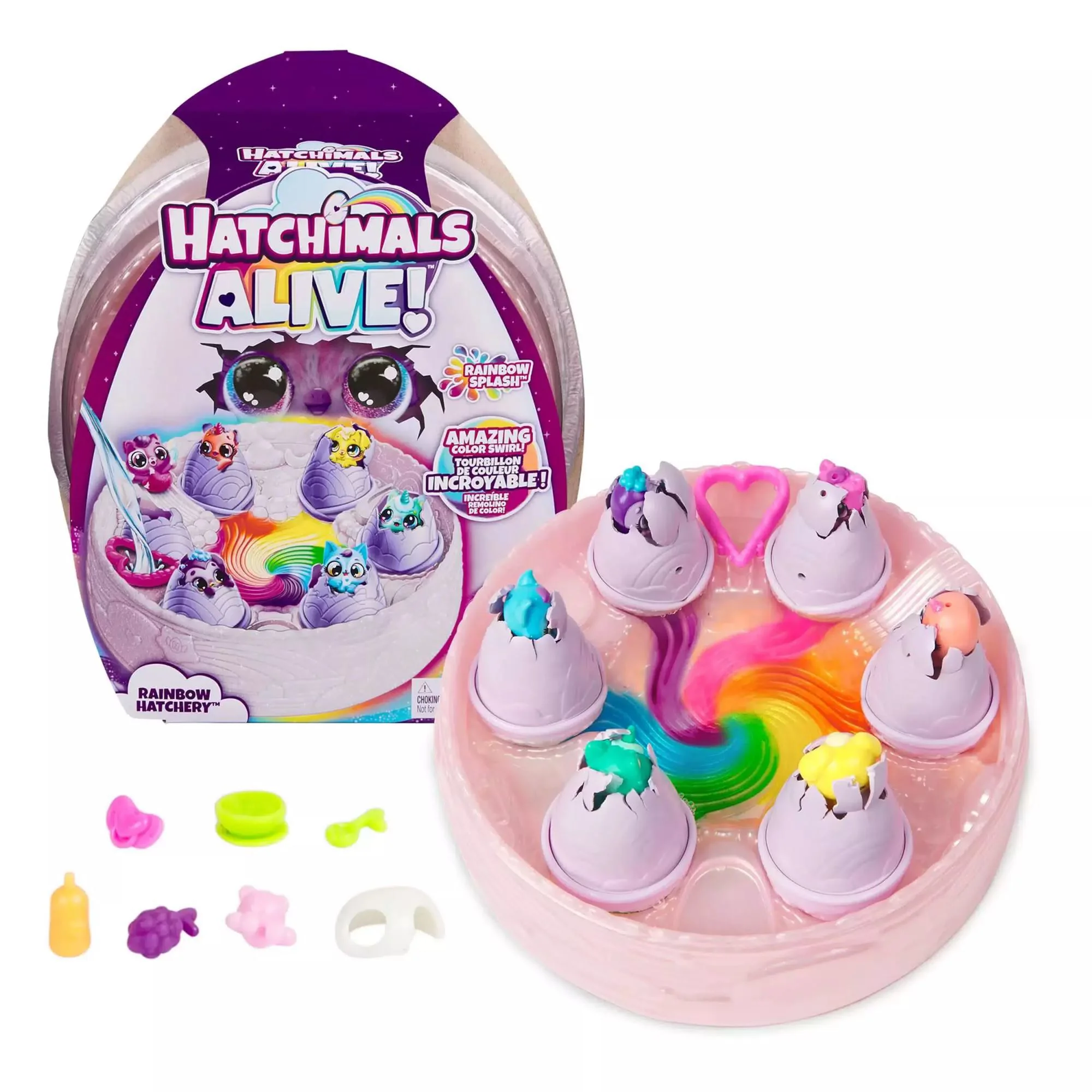 Set de joaca "Hatchimals Alive Iesit din Curcubeu"