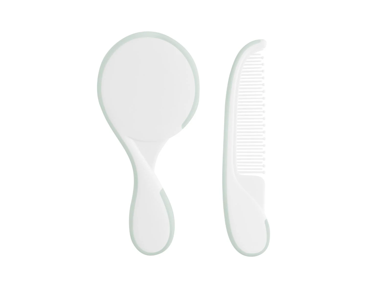 Pieptene si perie KikkaBoo Utility Mint