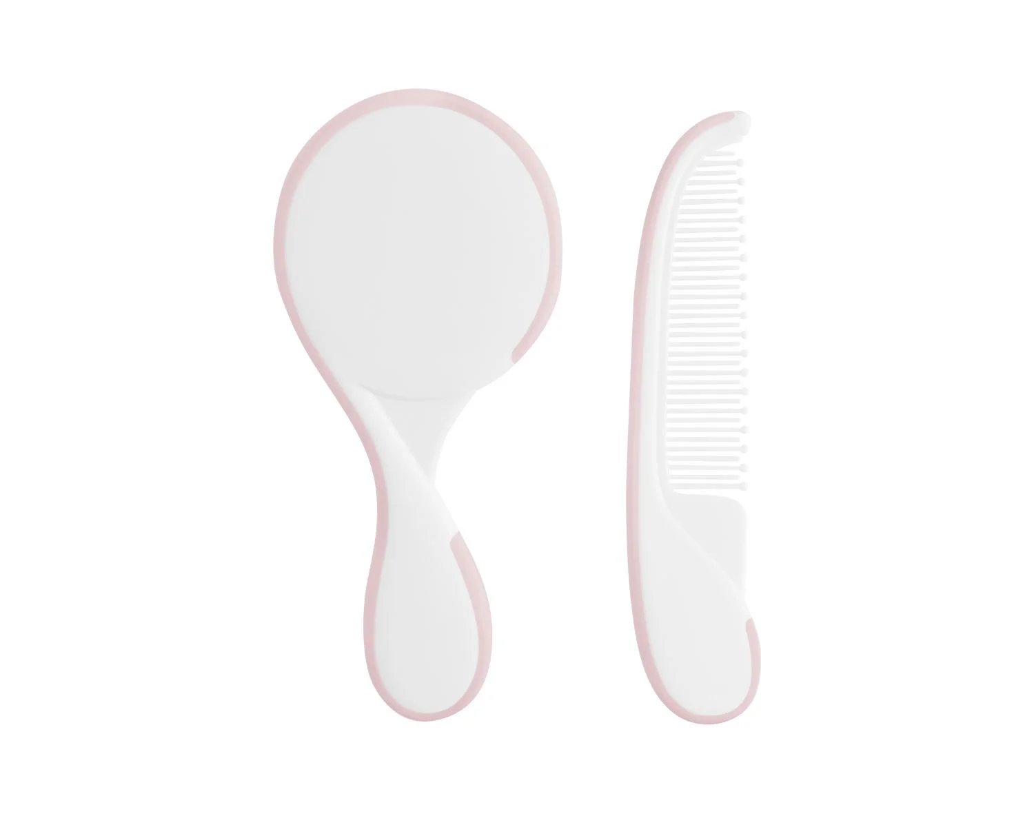 Pieptene si perie KikkaBoo Utility Pink
