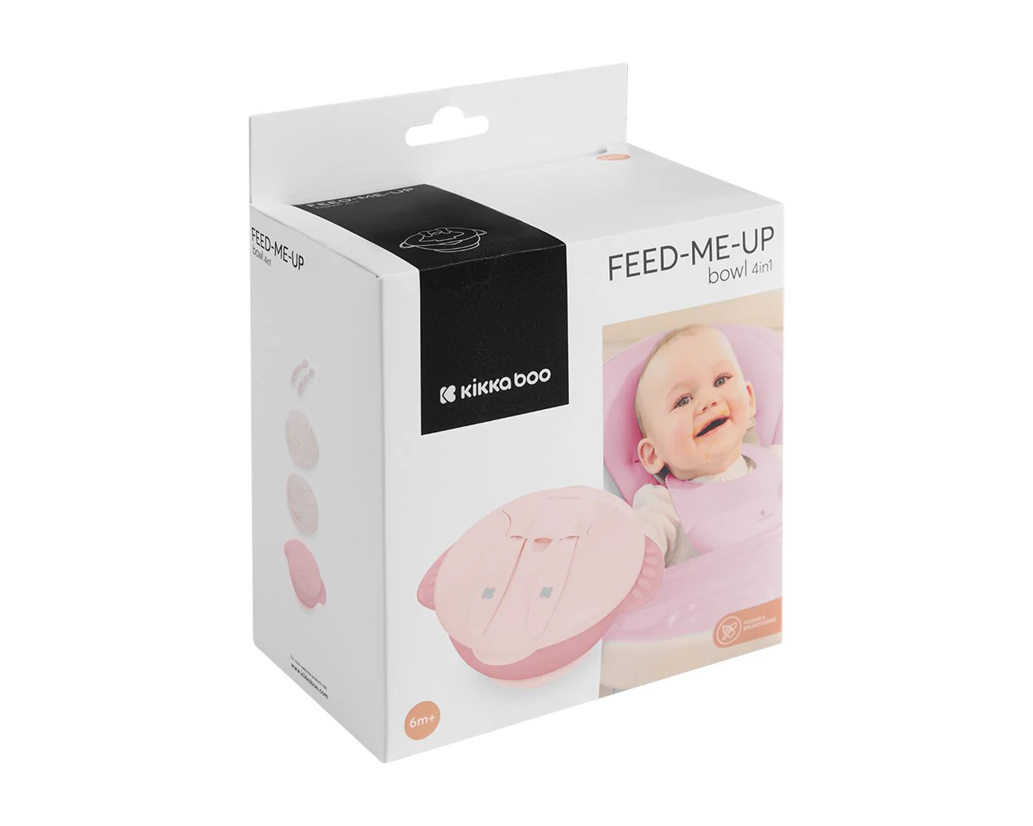 Bol multifunctional 4 in 1 KikkaBoo Feed-me-up Pink foto
