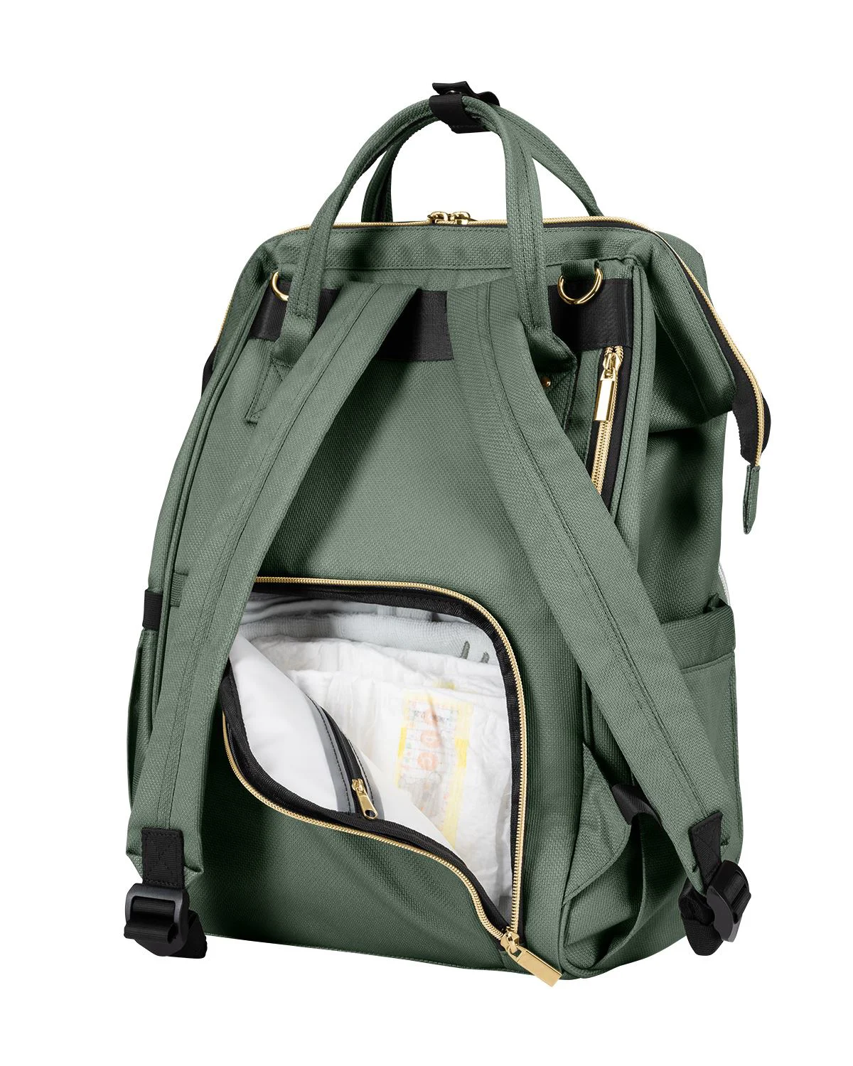 Geanta pentru mame KikkaBoo Siena Army Green