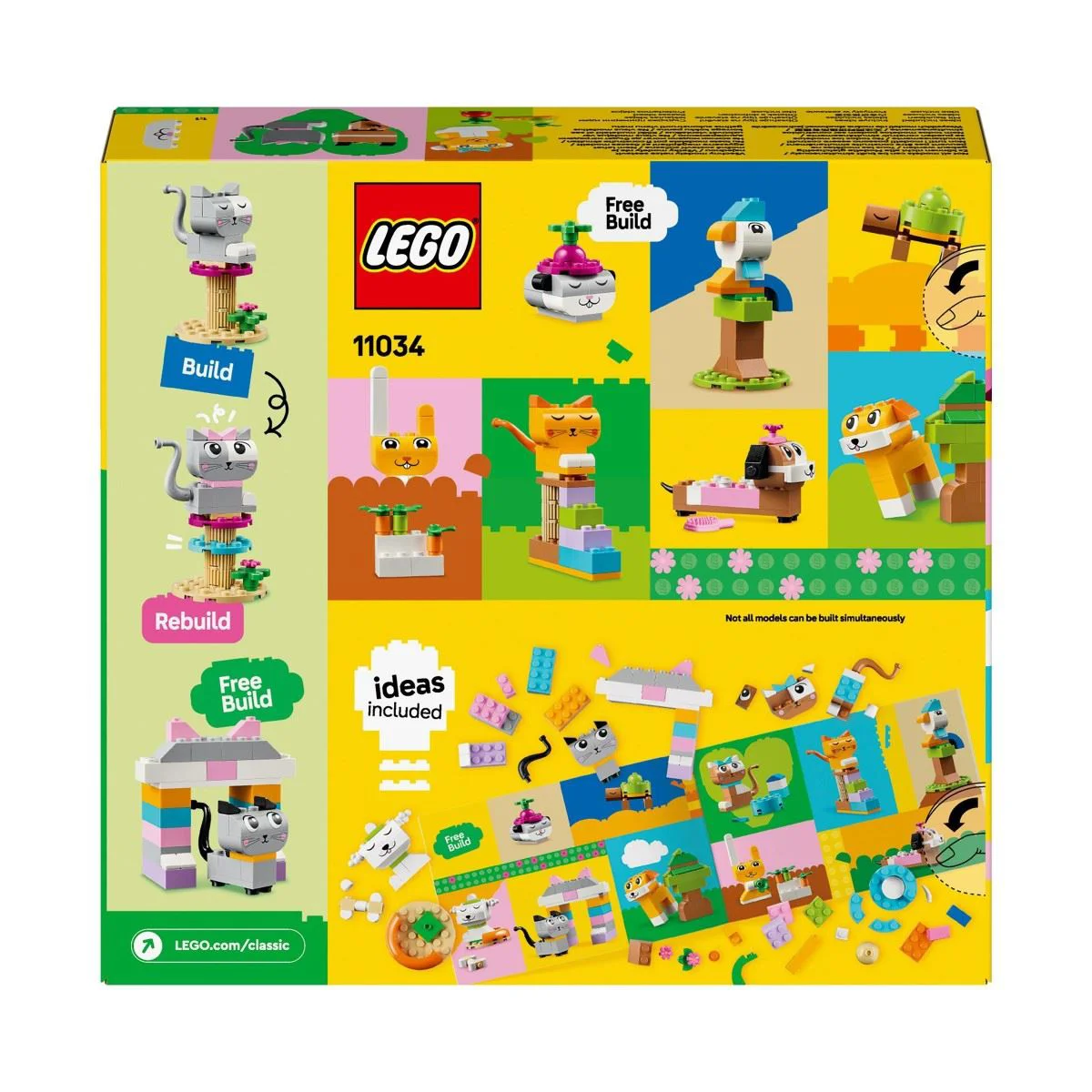 Конструктор LEGO Classic Творческие животные, 450 эл. foto