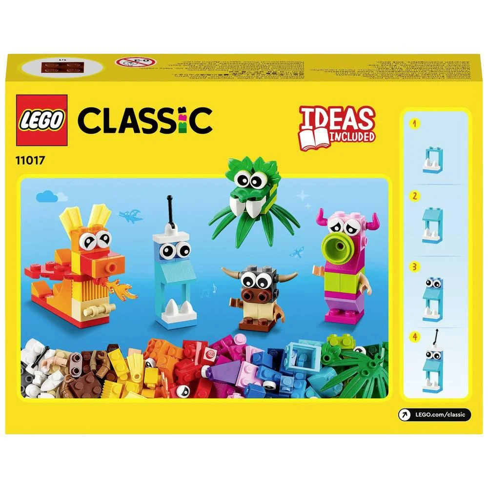 Конструктор LEGO Classic Творческие монстры, 140 эл. foto