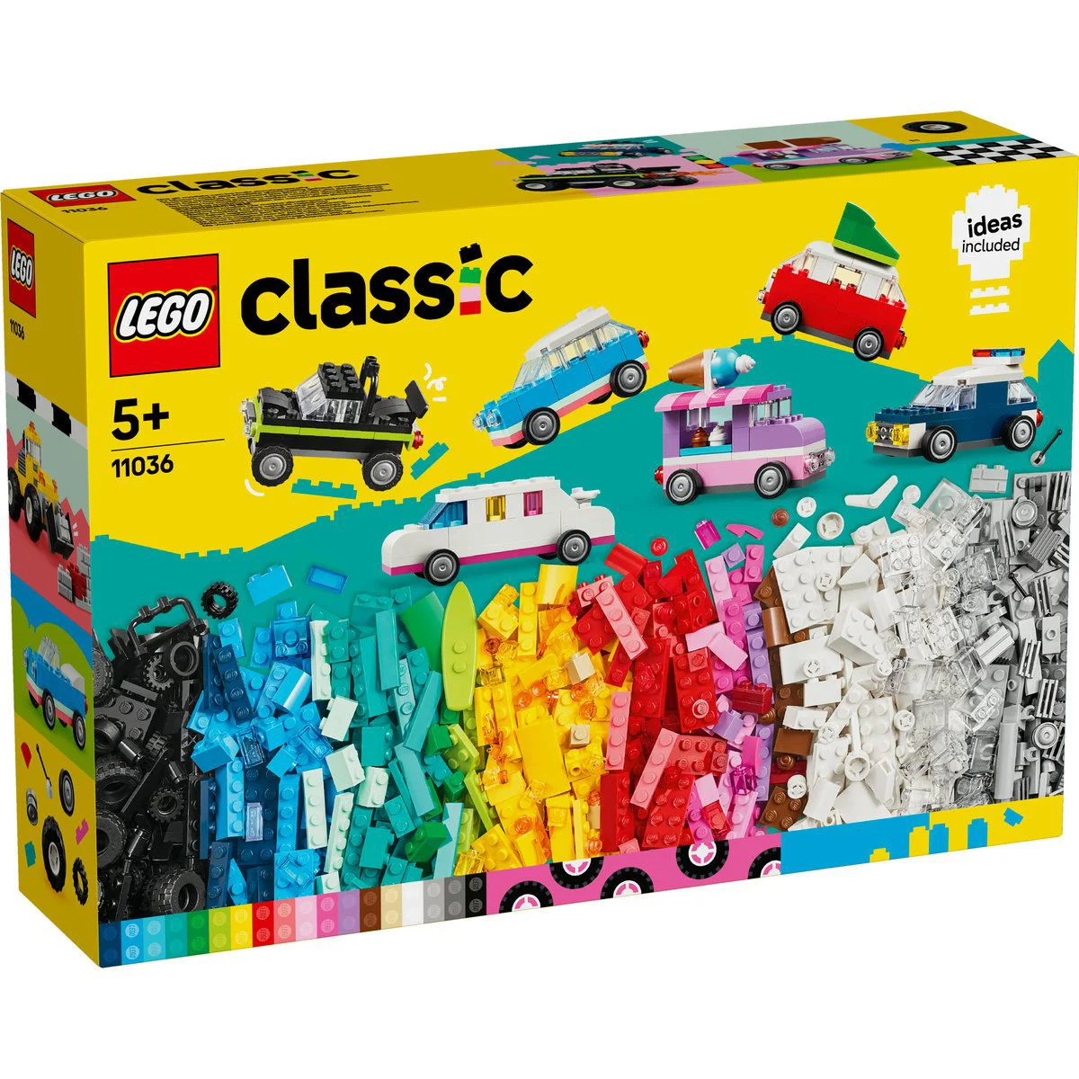 Set de constructie LEGO Classic Vehicule creative, 900 el.