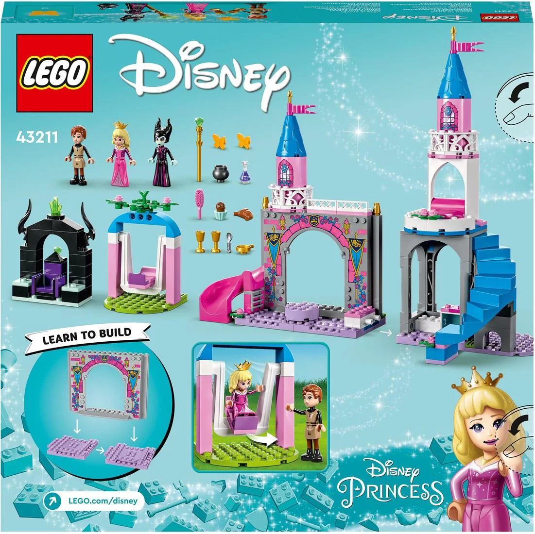 Set de constructie LEGO Disney Castelul Aurorei, 187 el. foto