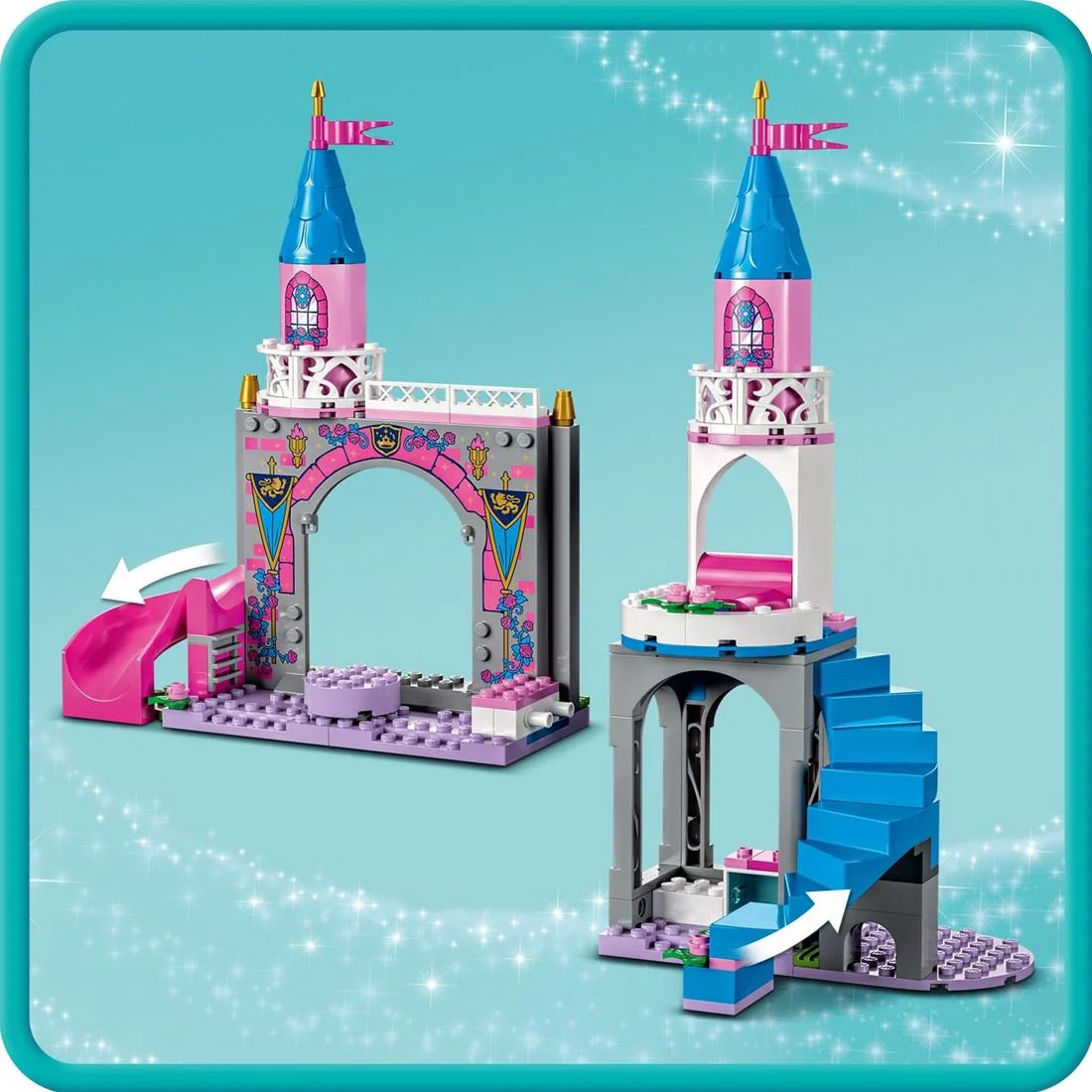 Set de constructie LEGO Disney Castelul Aurorei, 187 el. foto
