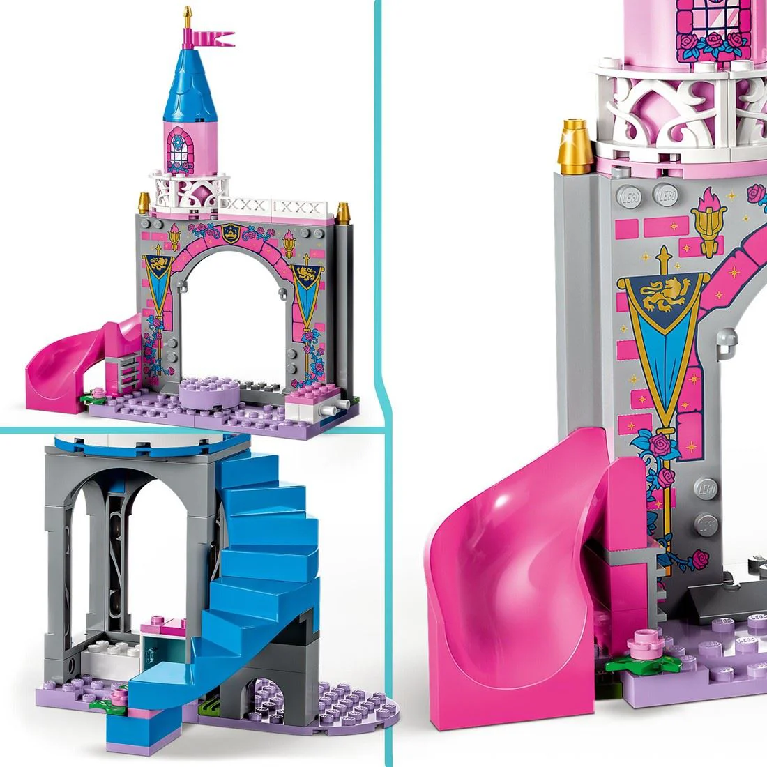 Set de constructie LEGO Disney Castelul Aurorei, 187 el. foto