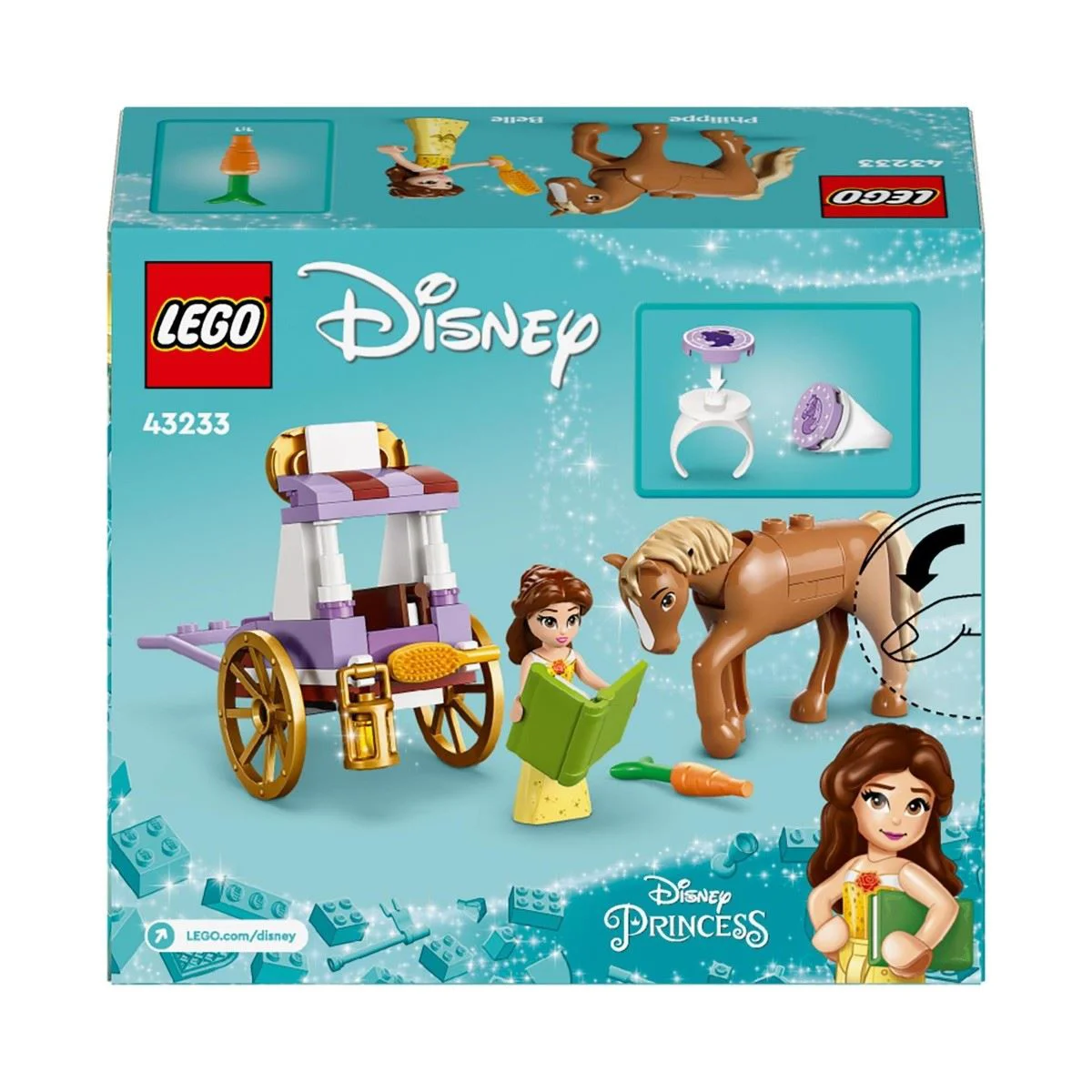 Конструктор LEGO Disney Карета из истории Белль, 62 эл.