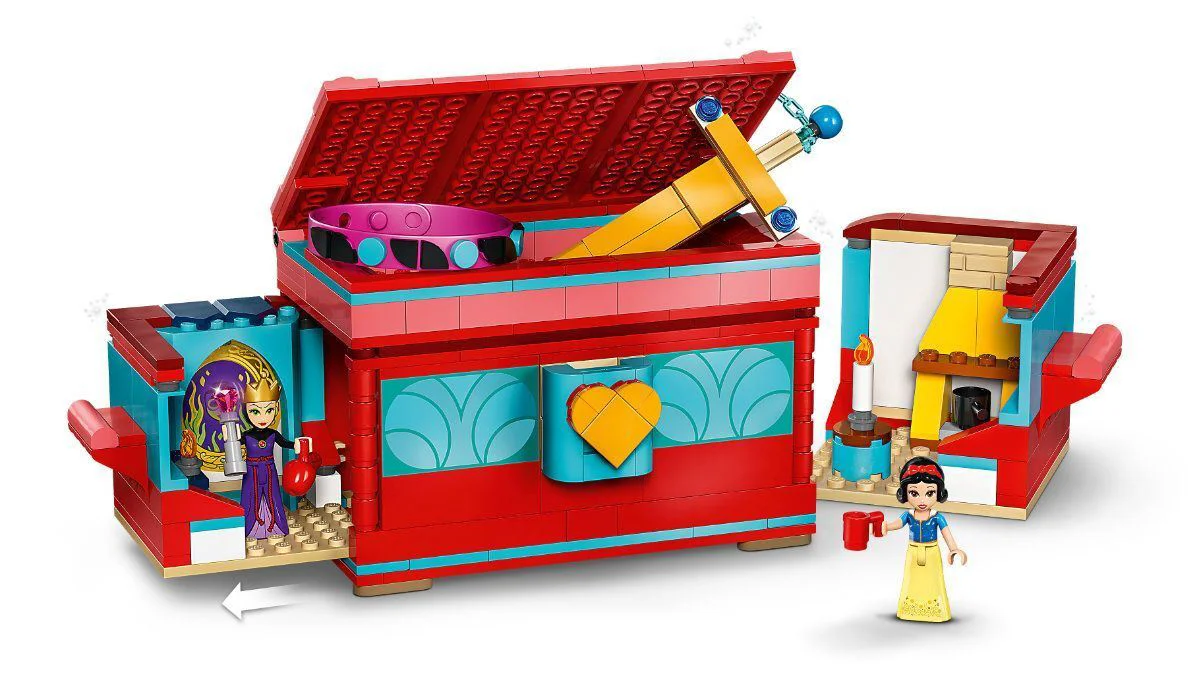 Set de constructie LEGO Disney Cutia cu bijuterii a Albei ca Zapada, 358 el. foto