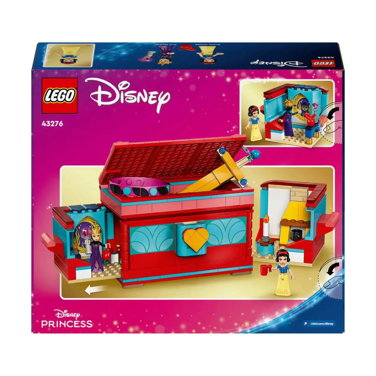 Set de constructie LEGO Disney Cutia cu bijuterii a Albei ca Zapada, 358 el. foto