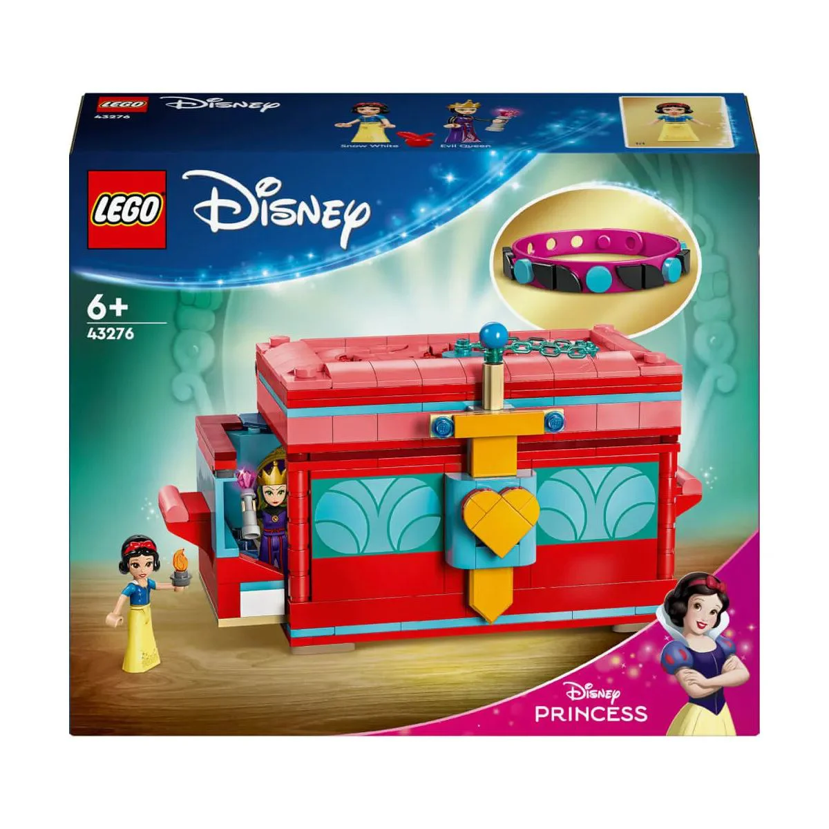 Set de constructie LEGO Disney Cutia cu bijuterii a Albei ca Zapada, 358 el. foto