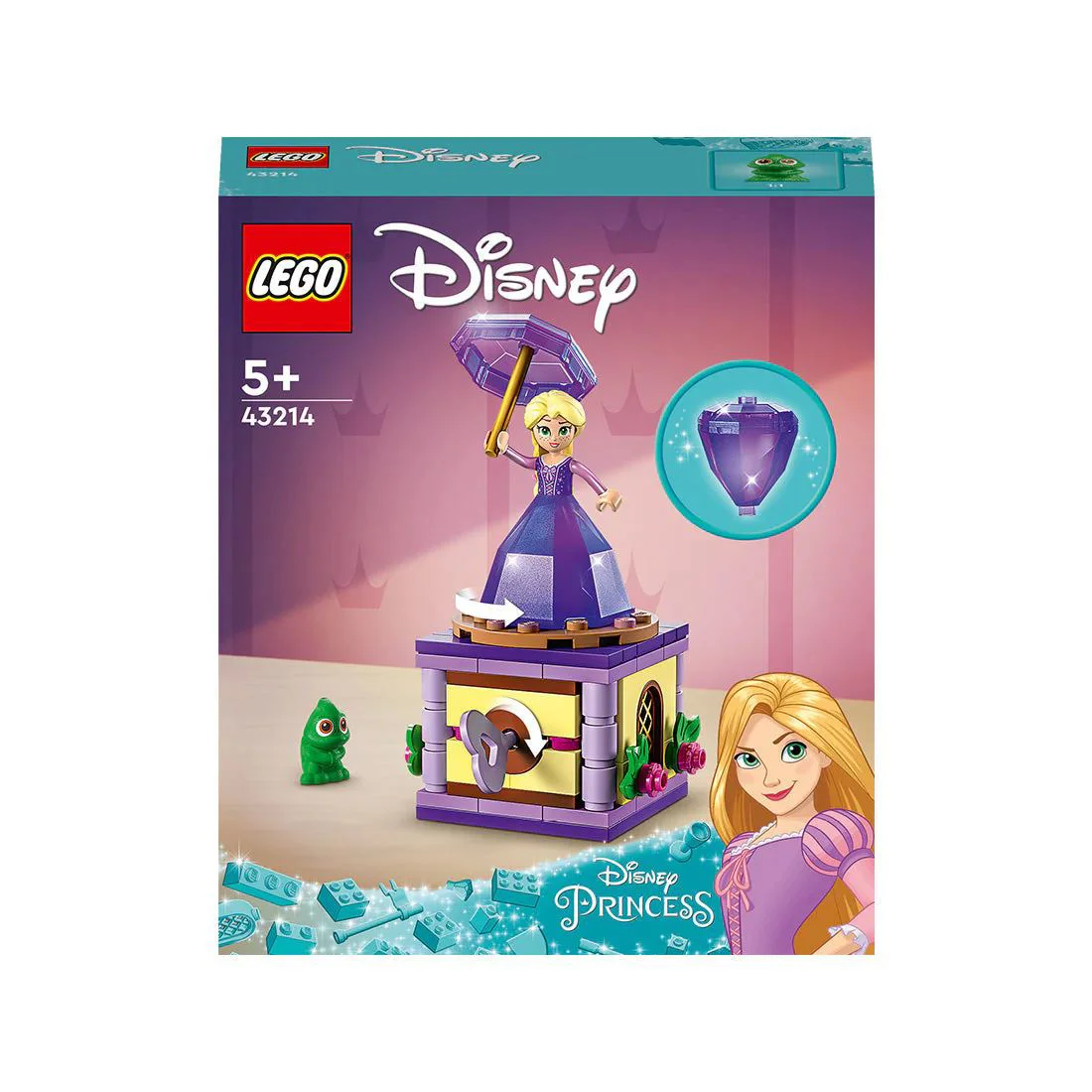 Set de constructie LEGO Disney Twirling Rapunzel, 89 el. foto