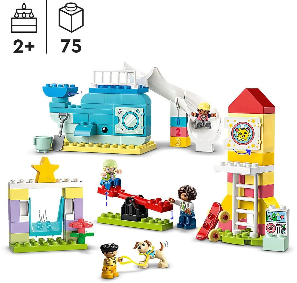 Set de constructie LEGO Duplo Locul de joaca ideal, 75 el.