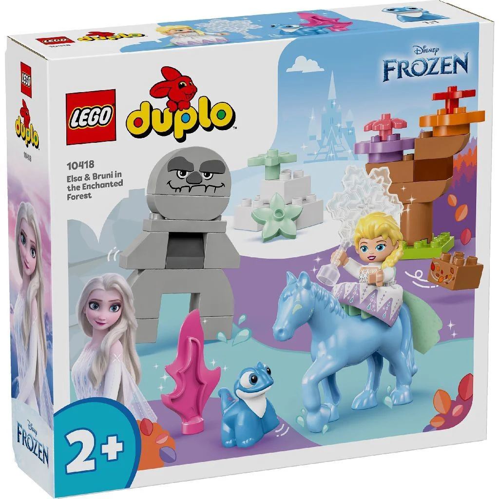 Set de constructie LEGO Duplo Elsa si Bruni in padurea fermecata, 31 el. foto