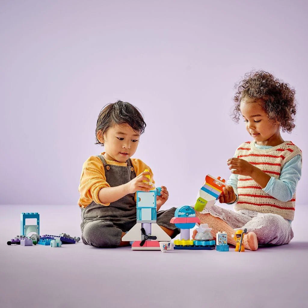 Set de constructie 3 in 1 LEGO Duplo Aventura cu naveta spatiala, 58 el. foto