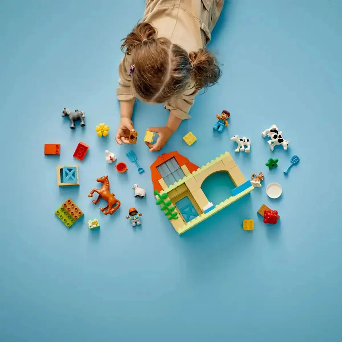 Set de constructie LEGO Duplo Ingrijirea animalelor la ferma, 74 el. foto