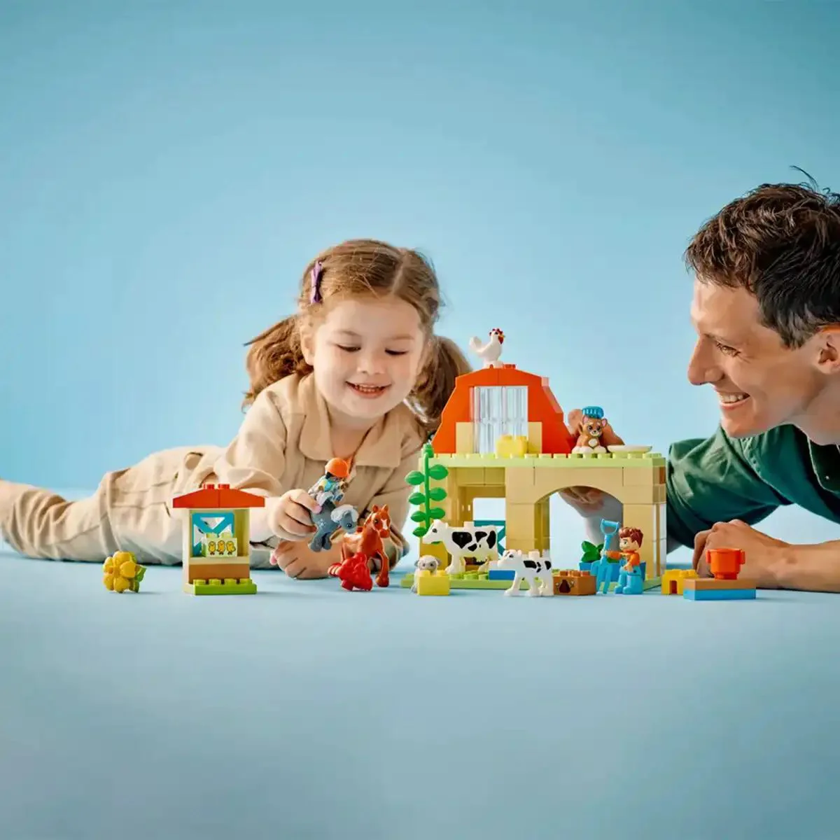 Set de constructie LEGO Duplo Ingrijirea animalelor la ferma, 74 el. foto