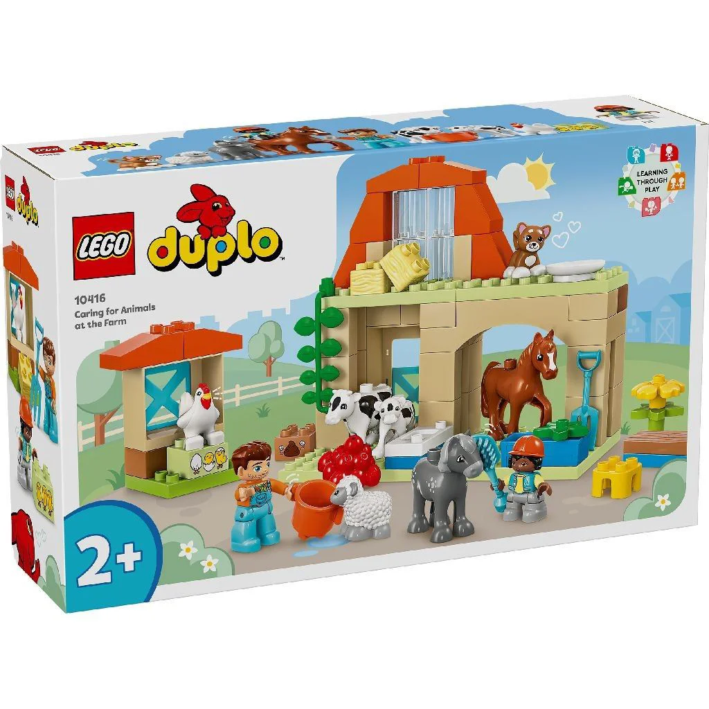 Set de constructie LEGO Duplo Ingrijirea animalelor la ferma, 74 el. foto